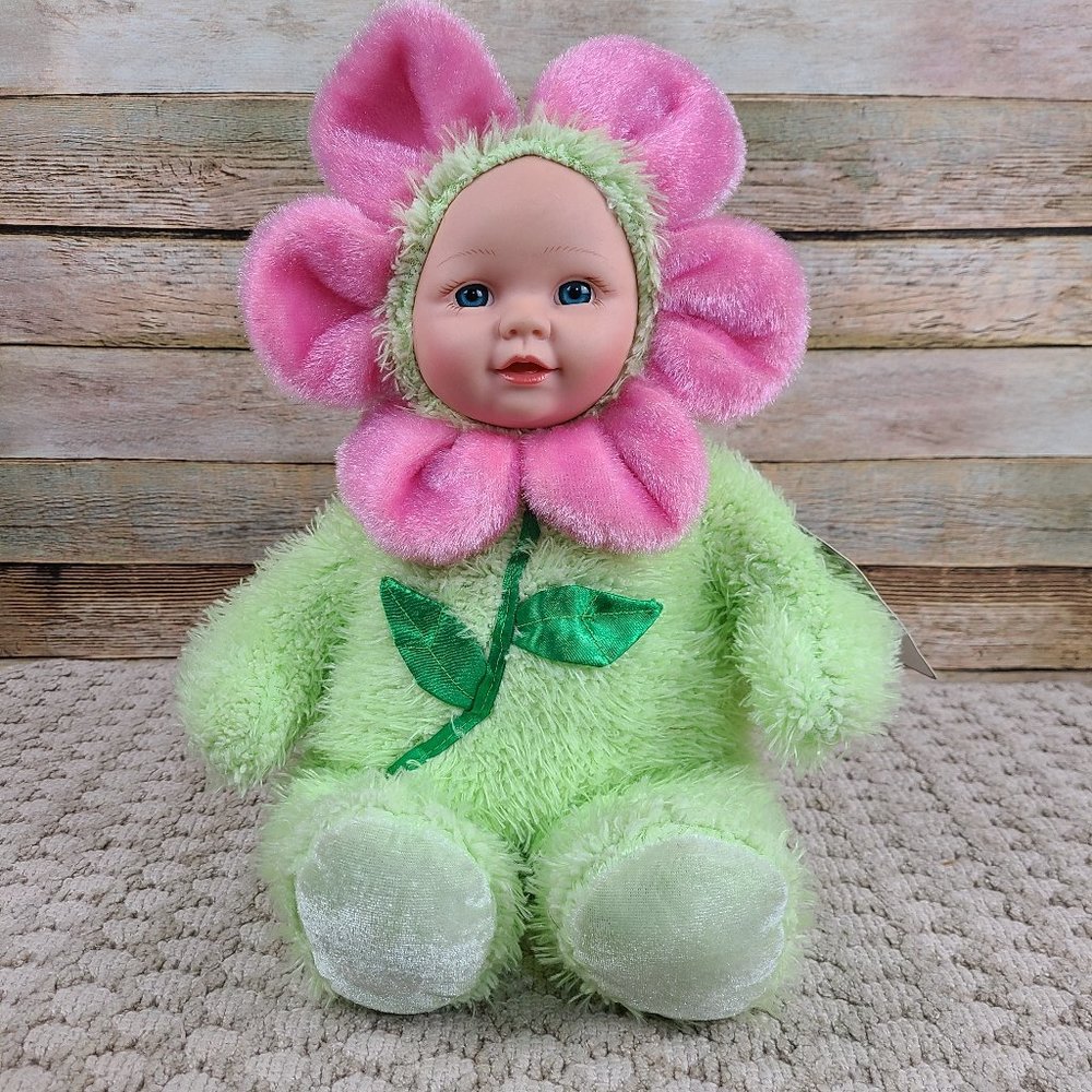 Sugar Loaf Kostume Kids Baby Doll Dressed as a Pink Flower